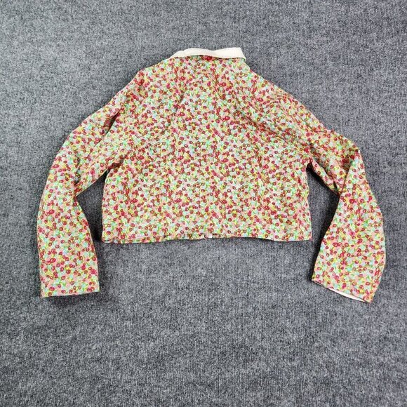 Vintage Lilly Pulitzer Floral Full Zip White Collar Jacket MP & Pants 12P SET - Picture 4 of 16